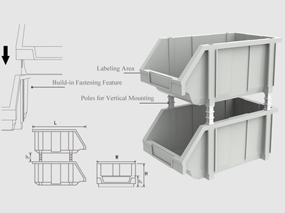 Combinative Storage Bins